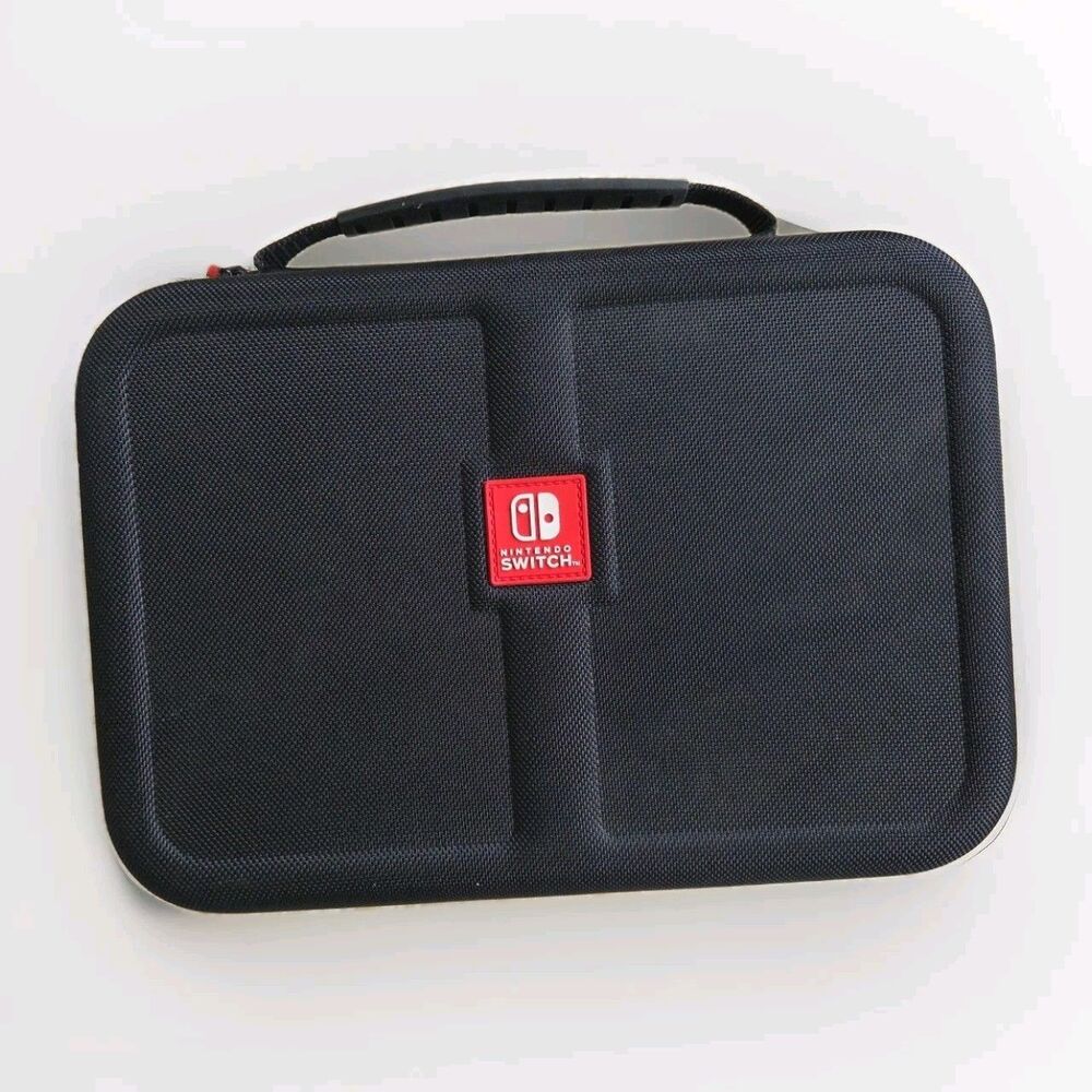 RDS Nintendo Switch Game Traveler Deluxe System Case Black Hard Shell